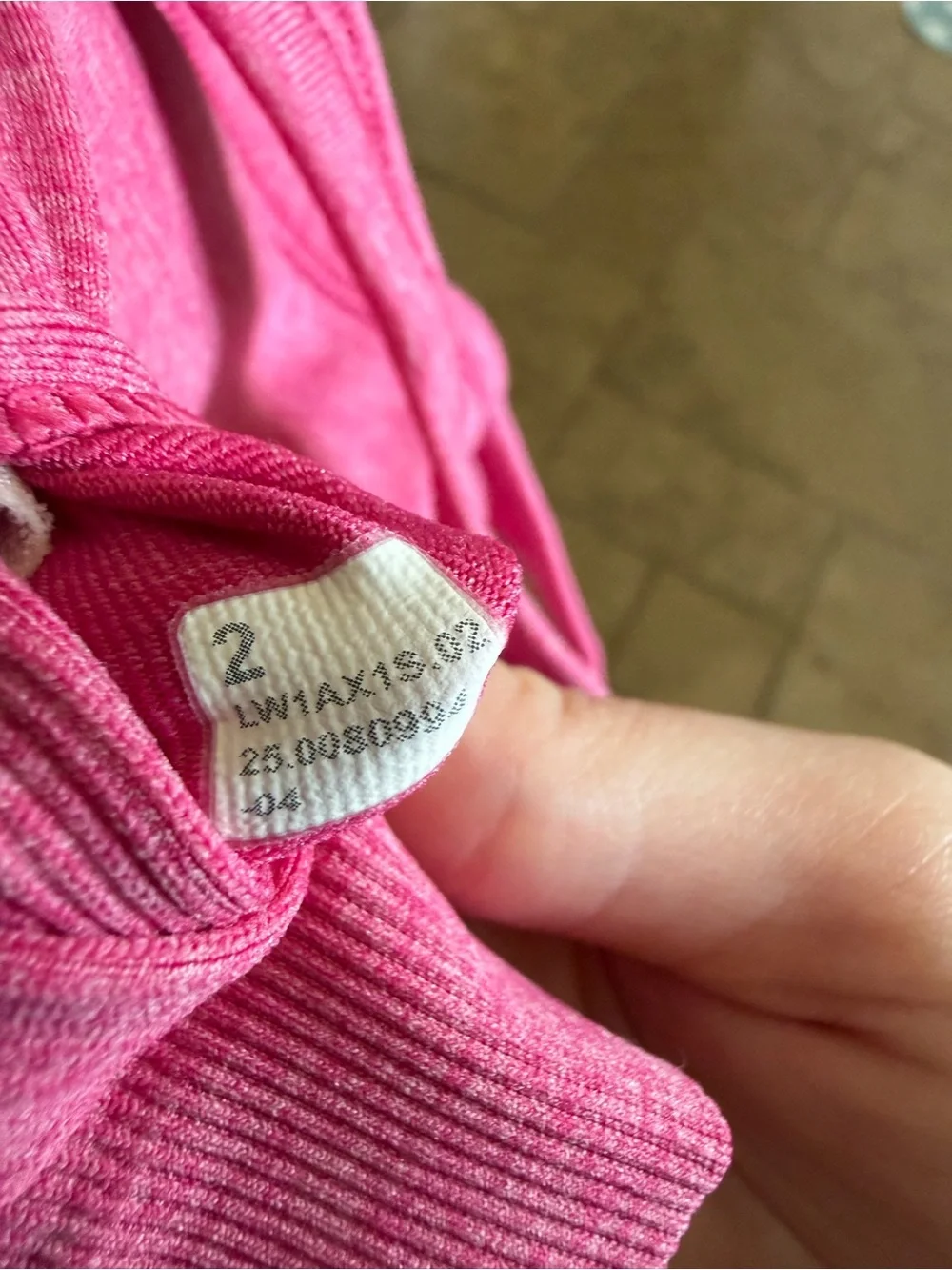 lululemon athletica Pink Ribbed Tank Top
